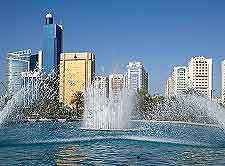 Image of fountains on the Corniche
