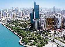 Aerial image of the Corniche