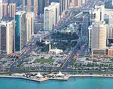 Birds eye view of the Corniche