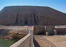 Photo of the temples and lakefront