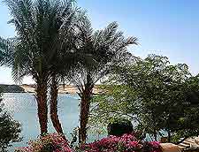 View showing the grounds of the luxury Seti Hotel