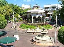 View of the El Zocalo area