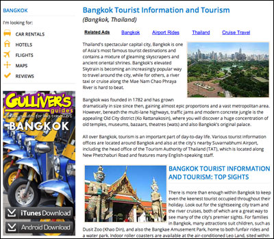 Bangkok banner advert