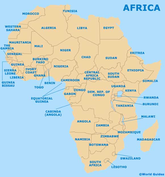 Map of Africa