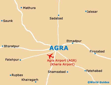 Small Agra Map