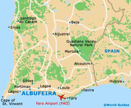 Small Albufeira Map