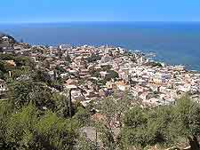 View of the Algiers' coastline
