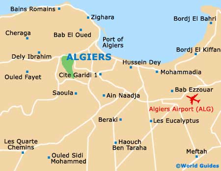 Algiers map