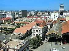 Aerial picture of the Belouizdad Quarter in Algiers