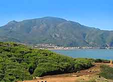 Photo of Cherchell Bay, showing Mont Chenoua