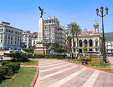 Photograph showing the Place des Armes in Oran