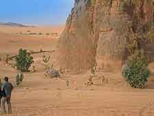 View of Tassili n'Ajjer National Park