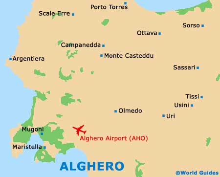 Small Sardinia Map