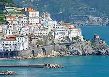 Amalfi coastal view