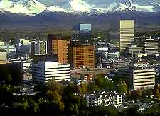 Aerial view of Anchorage