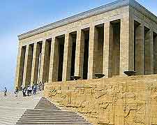 View of the Ataturk Mausoleum