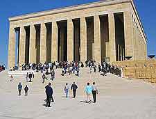 Picture showing Ankara's Ataturk Mausoleum