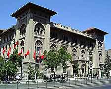 Photo of the centrally located Ziraat Bank Headquarters