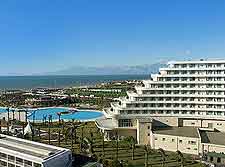 Image of hotels and coastline