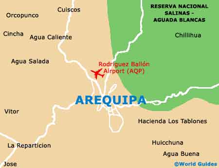 Small Arequipa Map