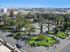Aerial view of the Plaza de Armas