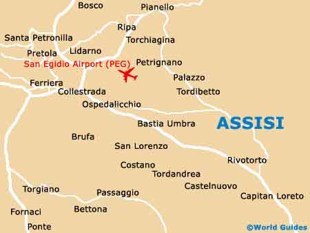 Small Assisi Map
