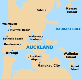Small Auckland Map