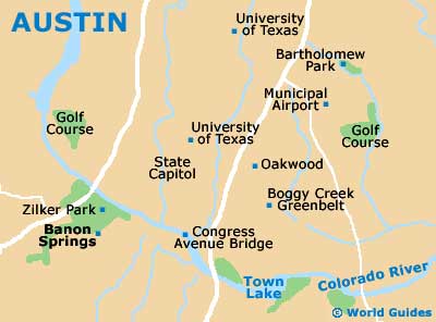 Small Austin Map