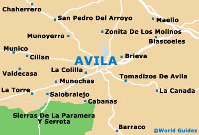 Small Avila Map