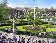 View across the Plaza de Armas