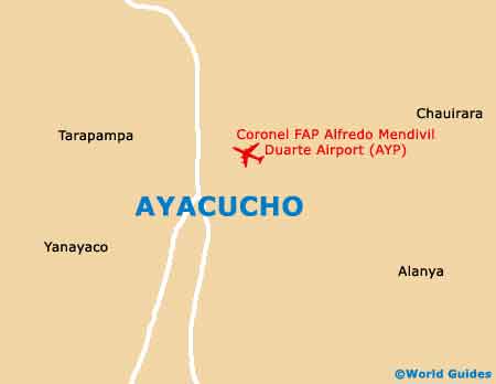 Small Ayacucho Map