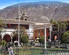 Photo of buildings on the Plaza de Armas
