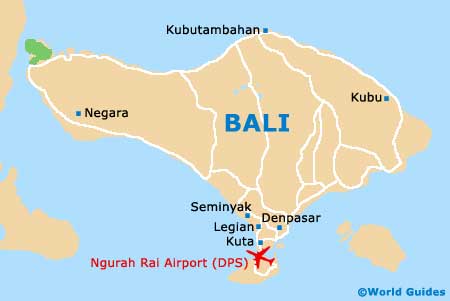 Small Bali Map