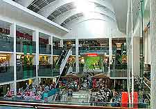 Interior view of the Discovery Shopping Mall