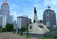 View of the central Lumpini Park