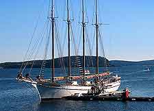 Image of local departing cruise boat