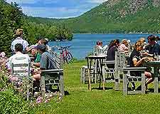 Photo of al fresco diners enjoying summer sunshine
