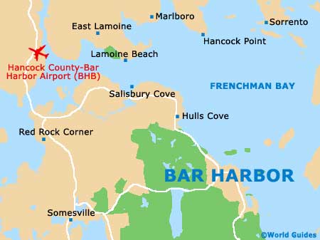 Small Bar Harbor Map