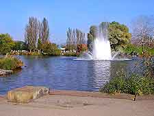 Image of pond in Munchenstein, close to Basel