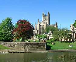 Picture of the Abbey and River Avon in Bath