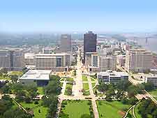 View of city skyline