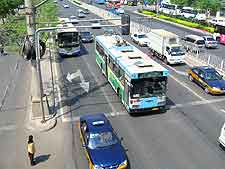View of the road network