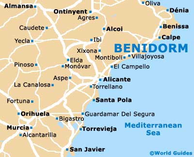 Small Benidorm Map