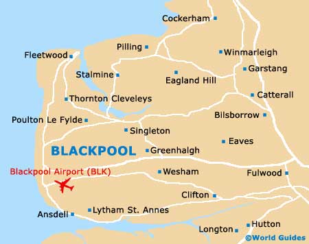 Blackpool map