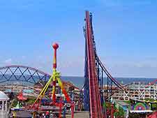Further photo of the Pleasure Beach and rides