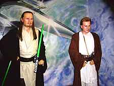 Picture of Star Wars characters at Louis Tussaud's
