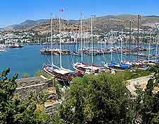 View of Bodrum's beautiful waterfront