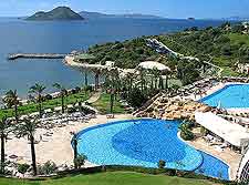 Photo of coastal resort complex