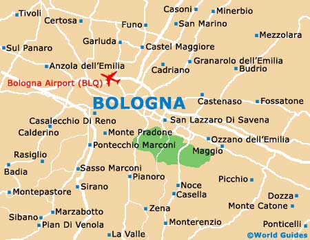 Small Bologna Map