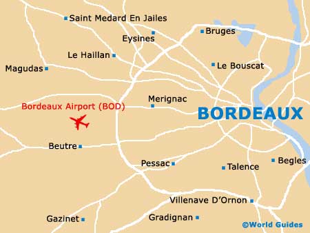 Small Bordeaux Map